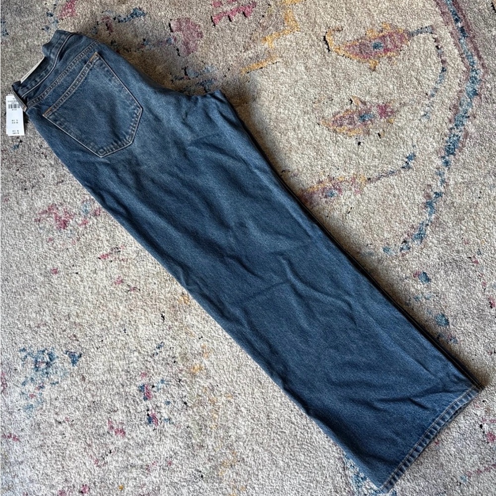 Classic Blue Baggy Denim Jeans